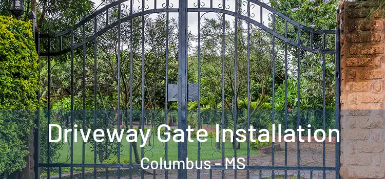 Driveway Gate Installation Columbus - MS